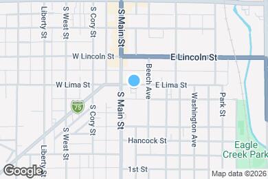 Map image of the property - 115 E Lima St