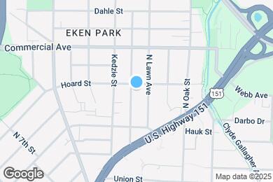 Map image of the property - 413 Pawling St
