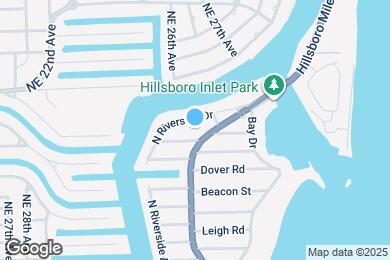 Map image of the property - 2501 N Ocean Blvd