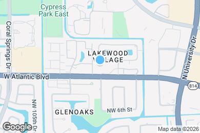 Map image of the property - 10151 W Atlantic Blvd