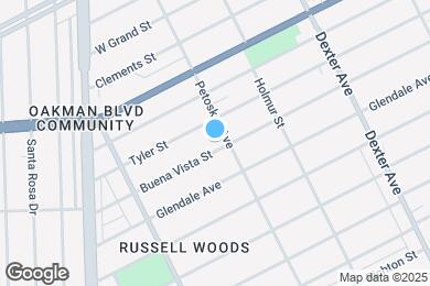 Map image of the property - 4218 Buena Vista St