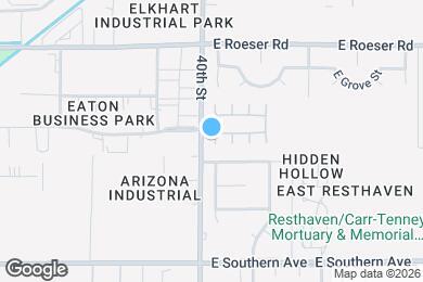 Map image of the property - 4005 E La Salle St