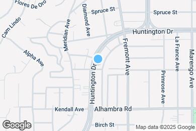 Map image of the property - 1207 Huntington
