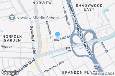 Map image of the property - 1254 Pall Mall St