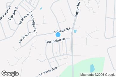 Map image of the property - 1100 Bungalow Dr