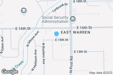 Map image of the property - 8838 E 15th St
