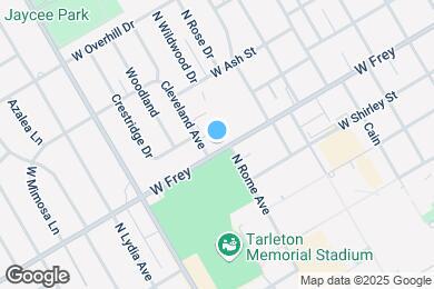 Map image of the property - 1741 W Frey St