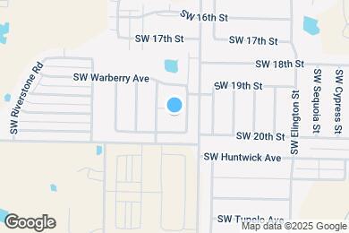 Map image of the property - 2701 SW Ledbury Cove