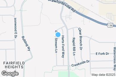 Map image of the property - 209 Bent Stream Ln