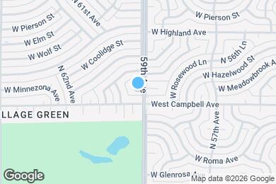 Map image of the property - 4512 N 59th Ave