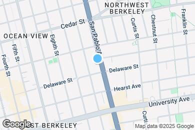 Map image of the property - 1732 San Pablo Ave