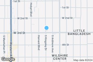 Map image of the property - Kipling Apartments