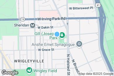 Map image of the property - 839 W Sheridan Rd