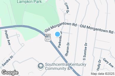 Map image of the property - 1625 Parkside Dr