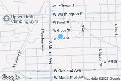 Map image of the property - 916 W Olive St