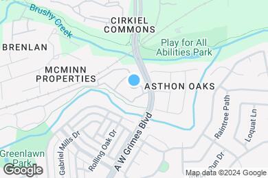 Map image of the property - MAA Ashton Oaks