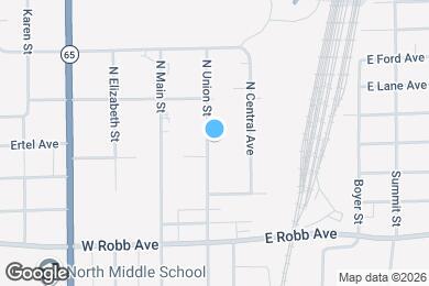 Map image of the property - 1524 N Union St