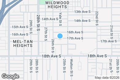 Map image of the property - 2550 17th Ave S