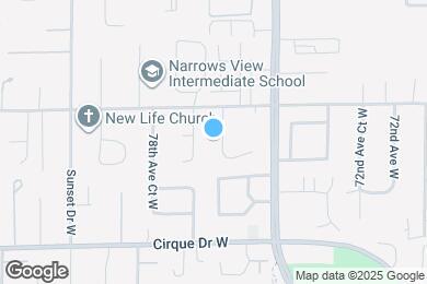 Map image of the property - 4420 76th Ave W