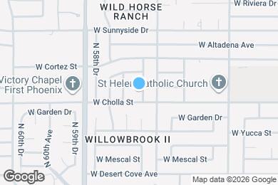 Map image of the property - 11412 N 57th Dr