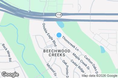 Map image of the property - 2700 Thorncreek Ln