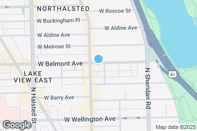 Map image of the property - 545 W Belmont Ave