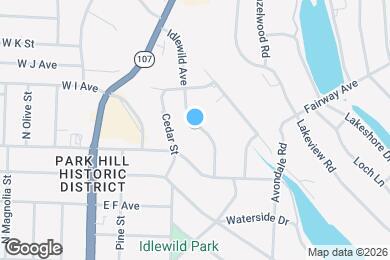 Map image of the property - 3815 Idlewild Ave