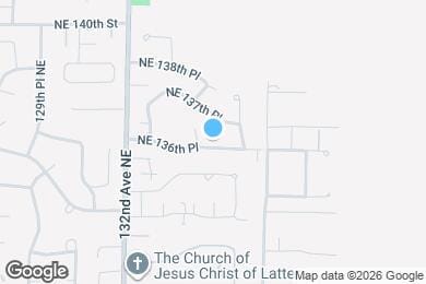 Map image of the property - 13418 NE 136th Pl