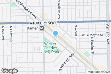 Map image of the property - 1514 N Milwaukee Ave