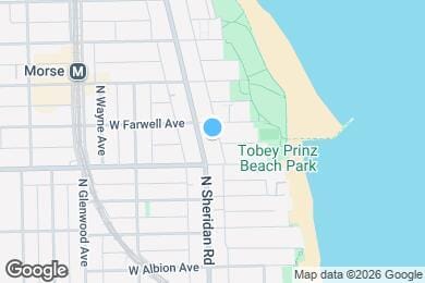 Map image of the property - 6821 N Sheridan Rd