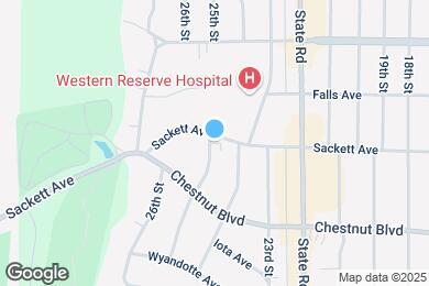 Map image of the property - 1791 25th St