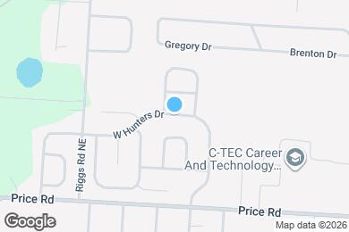 Map image of the property - 353 W Hunters Dr