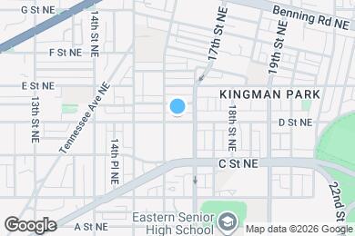 Map image of the property - 1616 D St NE