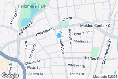 Map image of the property - 380 Highland Ave