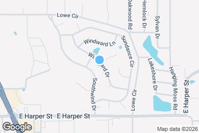 Map image of the property - 845 Windward Dr