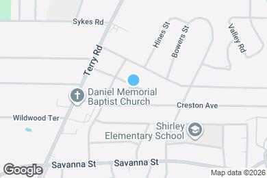 Map image of the property - 3704 Hines Ave