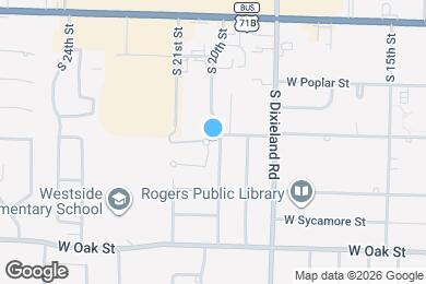 Map image of the property - The Meadows of Rogers