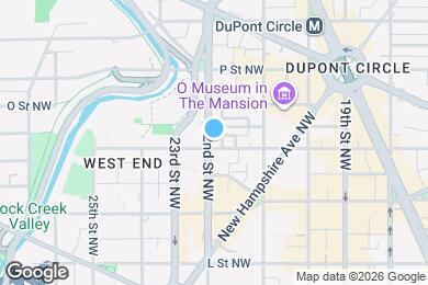 Map image of the property - 2149 N St NW