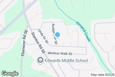 Map image of the property - 2392 Rodgers Dr SE