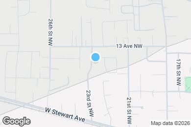 Map image of the property - 1125 23rd St NW
