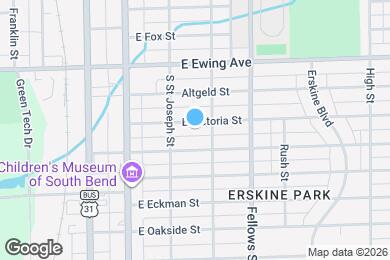 Map image of the property - 228 E Victoria St