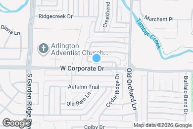 Map image of the property - 1334 Cedar Ridge Dr