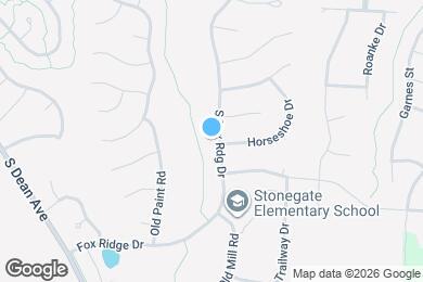 Map image of the property - 806 S Fox Rdg Dr