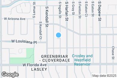 Map image of the property - 1325 S Ingalls St