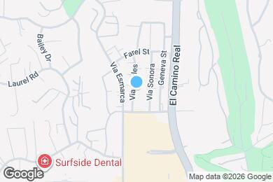 Map image of the property - 2160 Via Robles