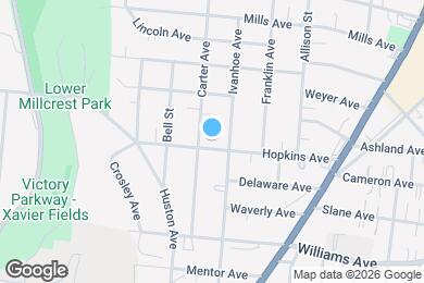Map image of the property - 1832 Hopkins Ave