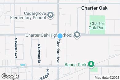 Map image of the property - 1058 N Glendora Ave