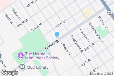 Map image of the property - 1100 Center St.