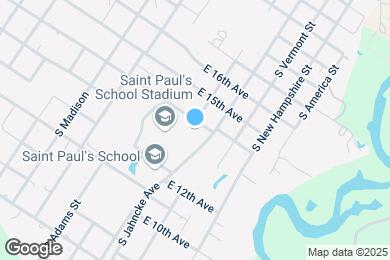 Map image of the property - 305 E 14th Ave