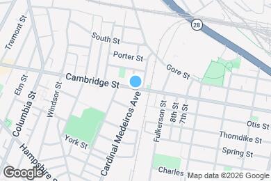 Map image of the property - 720 Cambridge St